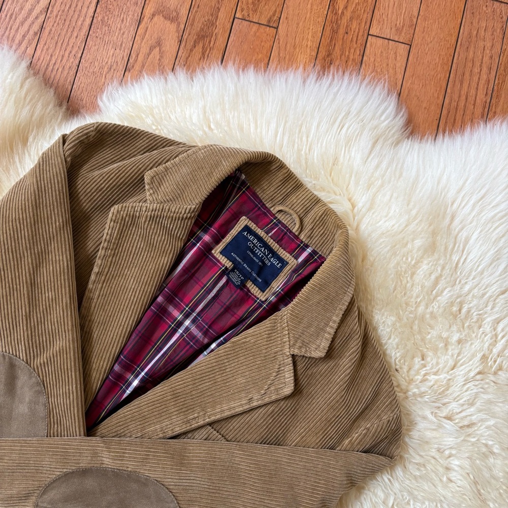 American Eagle Vintage Corduroy Blazer Coat Jacket